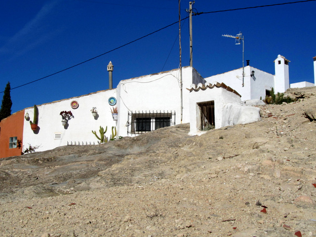The cave houses of San Miguel de Salinas