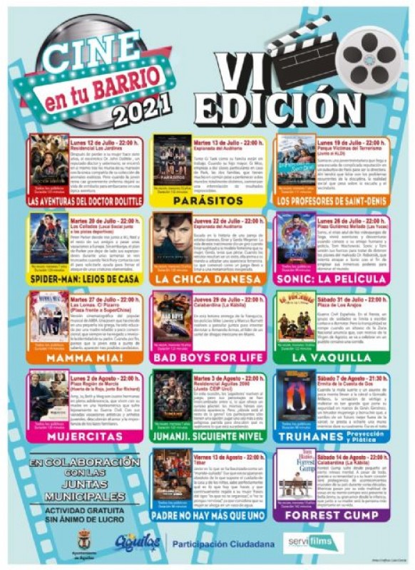 <span style='color:#780948'>ARCHIVED</span> - Events and activities in the Aguilas municipality during July