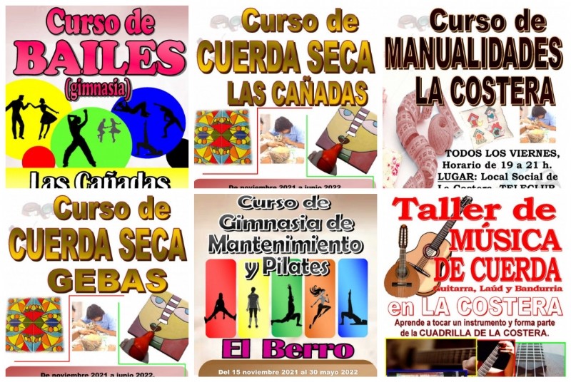 Workshops, classes and courses for free in Alhama de Murcia